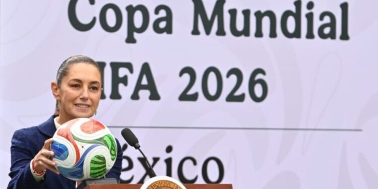 Vendrán 5.5 millones de visitantes a México por Mundial 2026, destaca Sheinbaum