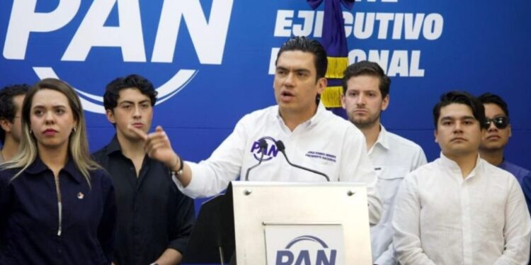 PAN se deslinda de convocar marcha de jóvenes y denuncia al gobierno por represión