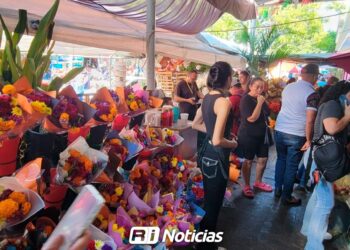 Por Día de Muertos floristas de Culiacán esperan un repunte en ventas; bajan el precio en cempasúchil
