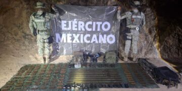 Aseguran más de 2 mil cartuchos junto a la carretera Mazatlán-Durango en Concordia