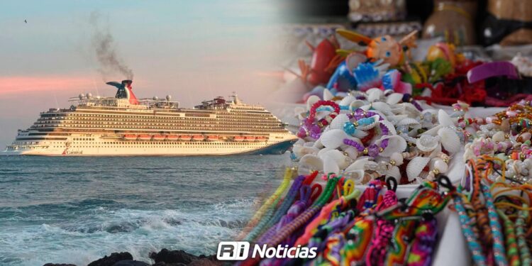 ¡En incertidumbre! “Cruceristas arriban con poca capacidad de compra”, reportan vendedores de souvenirs