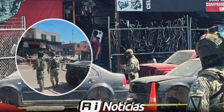 A tiros asesinan a dos hermanos en un yonke de la colonia Plutarco Elías Calles en Culiacán