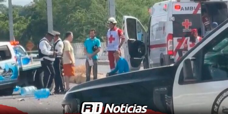 Persecución policial en Tres Ríos termina con detenido y carambola vehicular en Culiacán