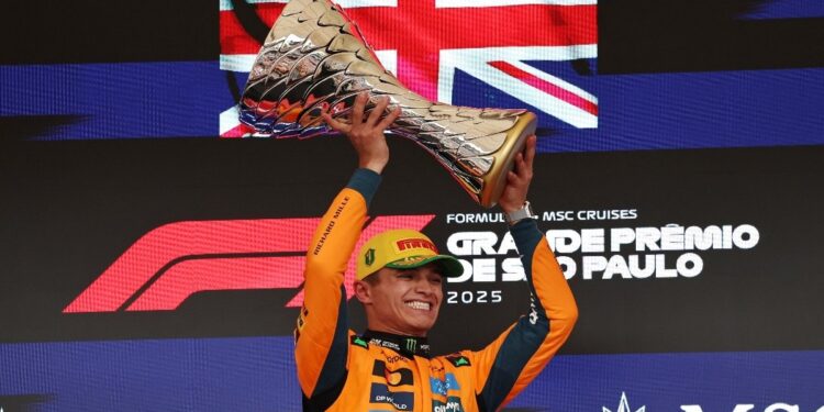 F1: Manda Lando Norris en el Gran Premio de Brasil