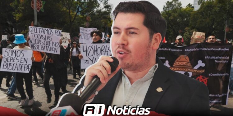 Liderazgo de Ingeniería Juvenil a favor de la marcha de la Generación Z