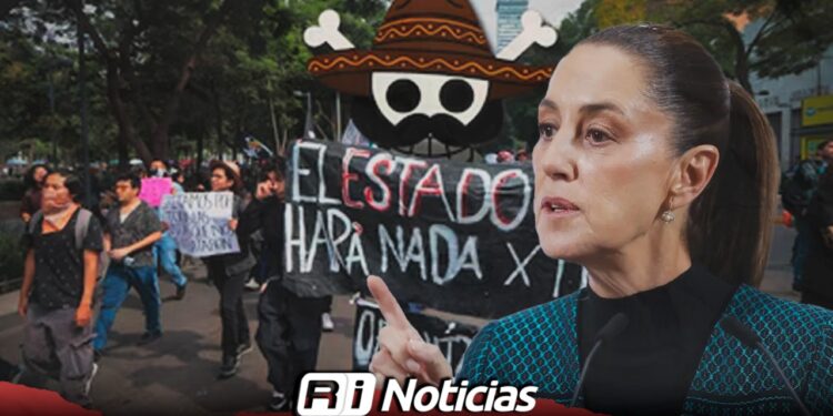 Opositores en marcha del 15 de noviembre “Ni a Chavorrucos Llegan”: Sheinbaum