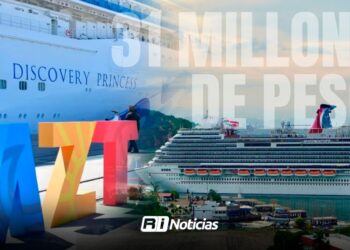 Mazatlán cerrará noviembre con seis arribos de cruceros y derrama de 31 millones de pesos