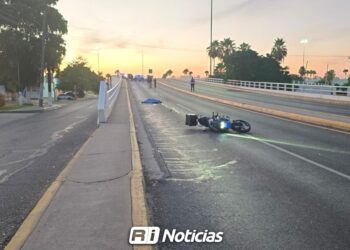 Fatal accidente en el puente José Limón deja a un motociclista sin vida en Culiacán