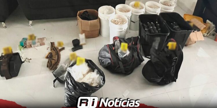 Reporta el Gabinete de Seguridad importantes aseguramientos y detenciones en nueve estados del país