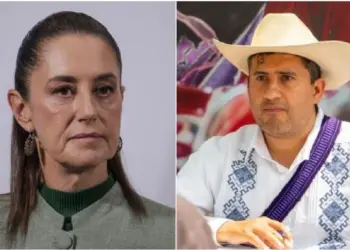 Pese a las insistentes peticiones del alcalde Manzo, Sheinbaum mantuvo su rechazo a la “mano dura”