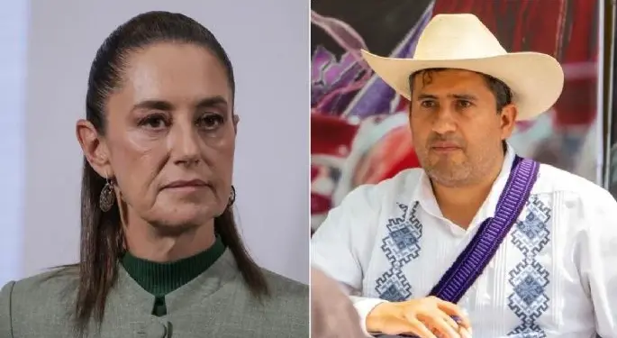 Pese a las insistentes peticiones del alcalde Manzo, Sheinbaum mantuvo su rechazo a la “mano dura”