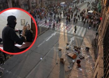 Destrozos en Palacio de Gobierno dejaron 8 detenidos; hubo grupos políticos infiltrados, dice gobernador de Michoacán