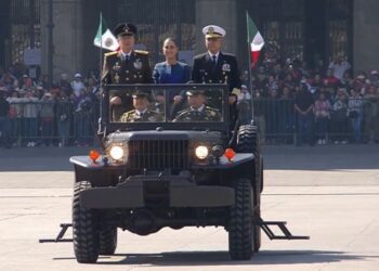 Sheinbaum encabeza desfile cívico-militar por el 115 Aniversario de la Revolución Mexicana
