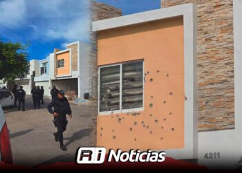 Ataque a balazos contra una residencia en el fraccionamiento Espacios Barcelona, en Culiacán