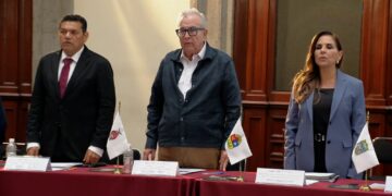 Asiste Gobernador Rocha Moya a las Sesiones del Consejo Nacional de Seguridad Pública y del Consejo Nacional de Protección Civil