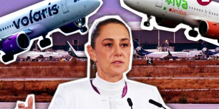 Sheinbaum da visto bueno a alianza entre Viva Aerobus y Volaris: “Va a aumentar el turismo”