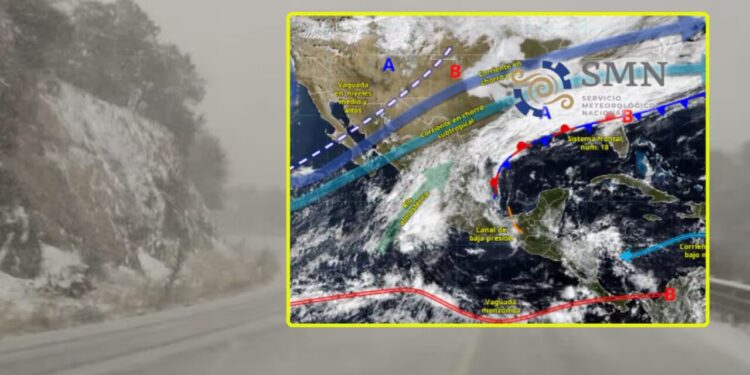 Frente frío 19 y gran masa de aire polar ‘congelarán’ estas ciudades lunes y martes; habrá lluvias intensas, bajas temperaturas y rachas de hasta 100 km/h en algunas partes