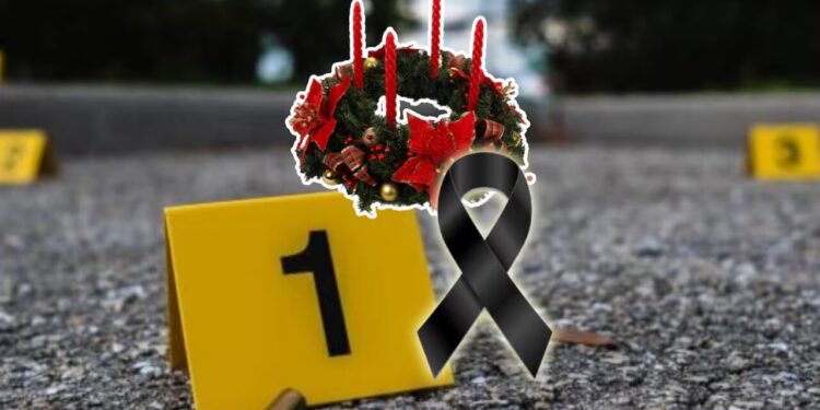 Durante nochebuena México registró 42 homicidios en 7 estados del País