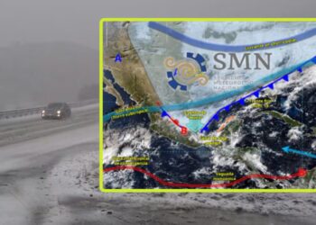 Intensas lluvias, vientos de hasta 70 km/h y un frente frío se aproximan este 24 de diciembre: Un día de clima extremo en varias regiones de México