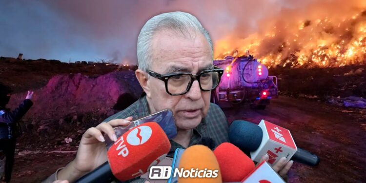 Familias afectadas por incendio en basurón recibirán apoyo y albergues: Gobernador