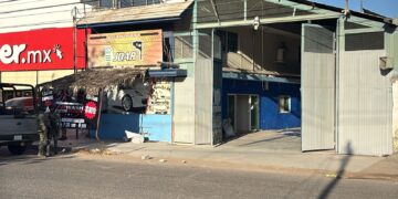 Atacan a balazos llantera y autolavado en la colonia San Rafael, en Culiacán