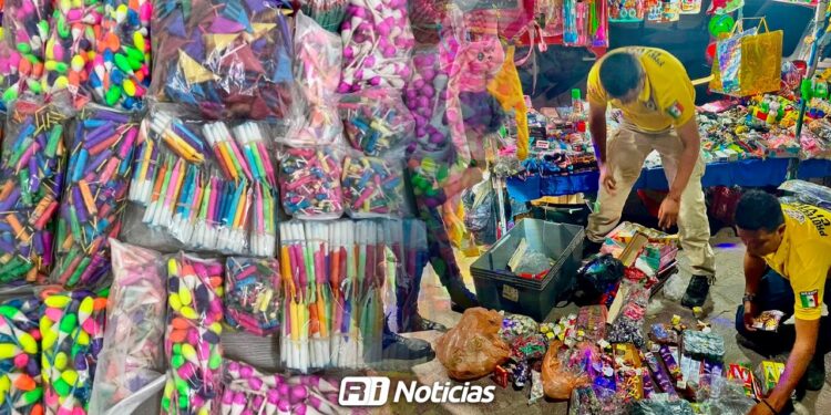 Decomisan 5 kilos de pirotecnia en Alturas del Sur; Inicia temporada de operativos en Culiacán