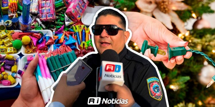 Bomberos Mazatlán emite recomendaciones previo a Navidad y Año Nuevo