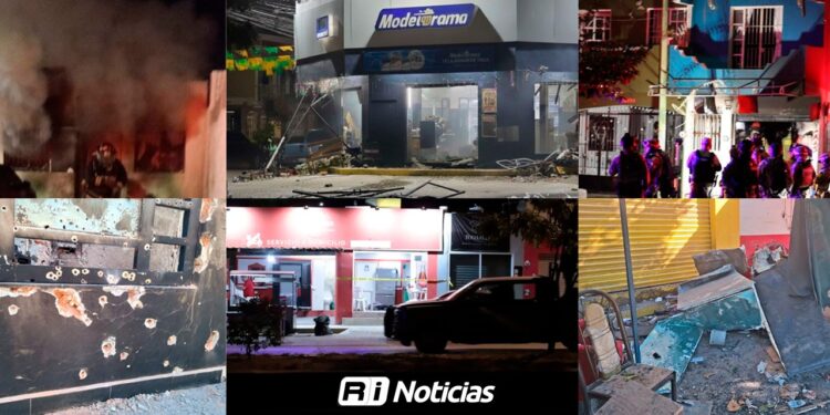 La violencia explota en Mazatlán; en 2025 se registran cerca de una decena de ataques con explosivos