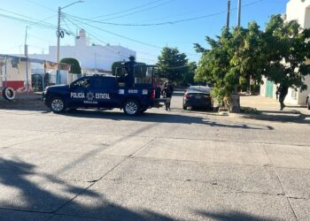 Autoridades realizan operativo en la Miguel Hidalgo, en Culiacán