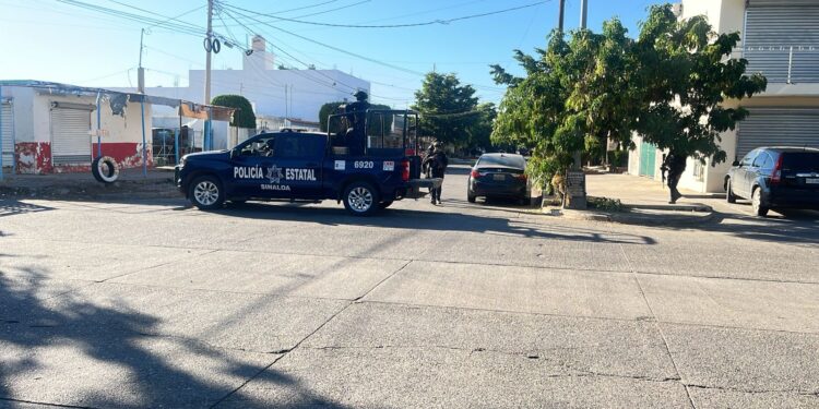 Autoridades realizan operativo en la Miguel Hidalgo, en Culiacán