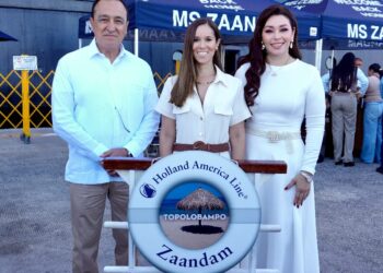 Topolobampo recibe al crucero Zaandam; se esperan lleguen a Sinaloa 124 cruceros este 2025