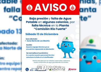 Colonias del norte de Los Mochis, sin agua por falla en planta Comisión Río Fuerte