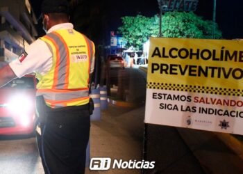 Alcoholímetro operará de jueves a domingo durante temporada decembrina en Mazatlán