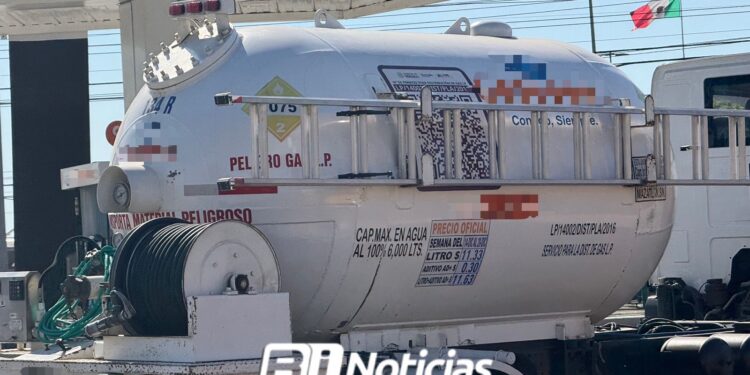 Precio del GAS LP se mantiene en Mazatlán por cierre de año