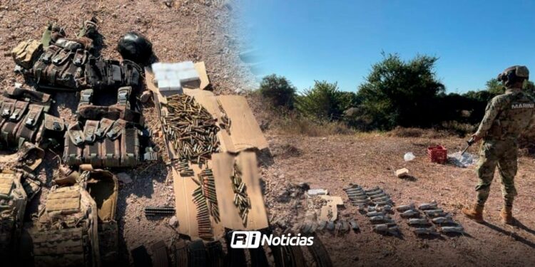 Encuentran arsenal explosivo dentro de un vehículo en Escuinapa