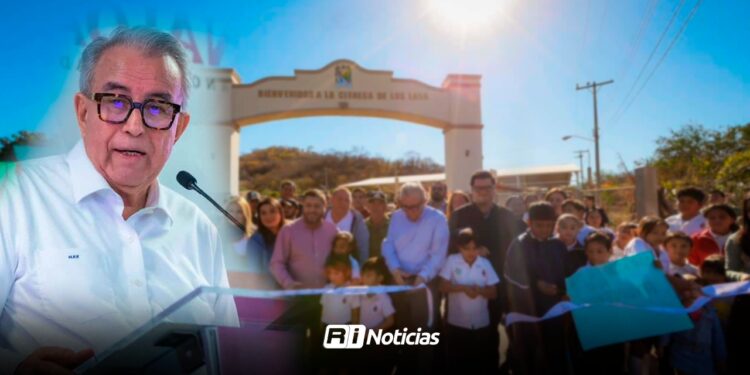 “Son obras para la gente”, Gobernador por inauguración de carreteras en comunidades de Badiraguato