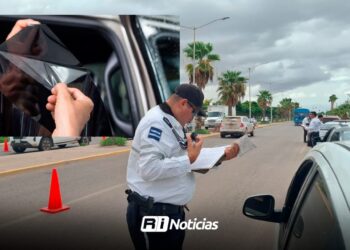 Continúan operativos de tránsito por polarizado en Mazatlán