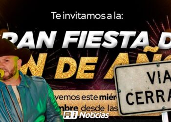 Anuncian cierre vial y operativo especial para evento de Año Nuevo