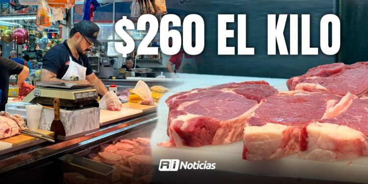 Carne alcanza precios de hasta $260 el kilo en Mazatlán por Año Nuevo