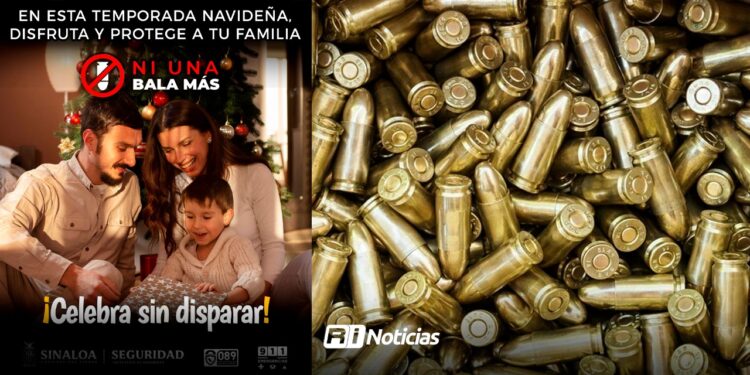 ¡Celebra sin disparar!, esta práctica constituye un delito y trae consecuencias irreparables: SSP Sinaloa