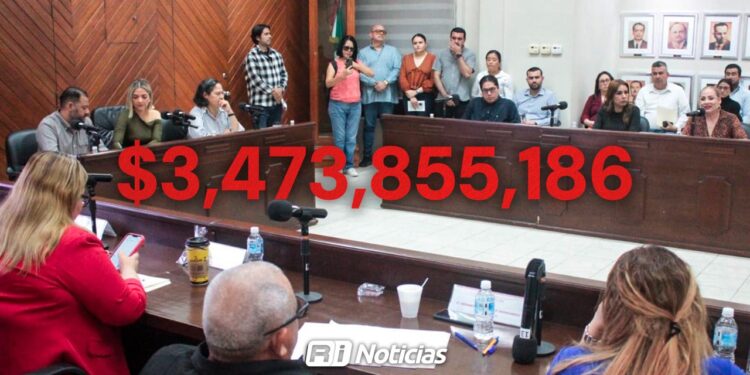 Se aprueba la Ley de Egresos en Mazatlán con un total de 3473 millones 855 mil 186 pesos