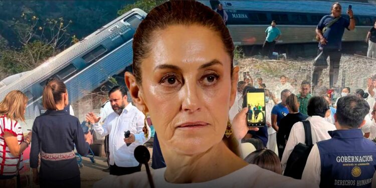 Garantiza Sheinbaum reparación integral tras accidente del Tren Interoceánico
