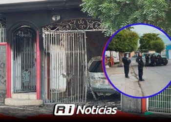 Atacan e incendian vivienda en el fraccionamiento Santa Fe, al norte de Culiacán