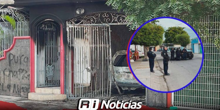 Atacan e incendian vivienda en el fraccionamiento Santa Fe, al norte de Culiacán