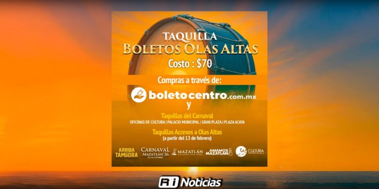 Instalan módulos para venta de boletos de acceso a Olas Altas