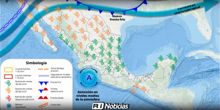 Nublados y descenso de temperatura en Sinaloa por frente frío 32