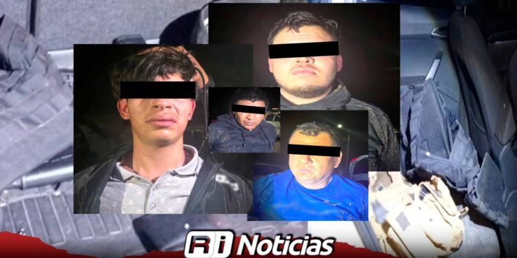 Detienen a cinco sicarios con rifles y camioneta de lujo en Culiacán