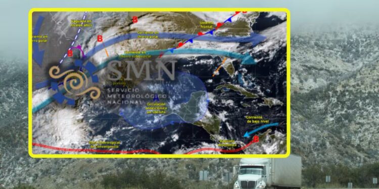 Tormenta invernal y Evento de Norte ‘congelarán’ estas ciudades viernes y sábado con mínimas de hasta -15 °C, lluvias, heladas, posibles nevadas y vientos de hasta 120 km/h