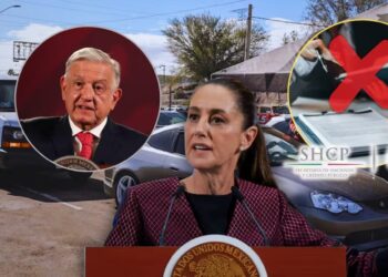 Sheinbaum ya canceló el decreto de AMLO para regularizar autos “chocolate” y este 2026 autos foráneos deberán pagar casi 2 mil pesos de placas