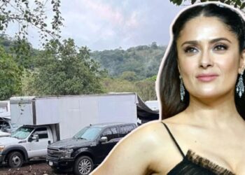 Salma Hayek graba película en Veracruz
